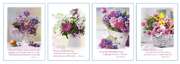 Kleinkärtchenserie Blumenstrauß, 12 Stück Kleinkärtchenserie Blumenstrauß, 12 Stück