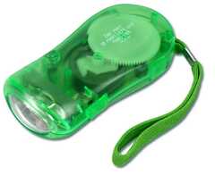 Taschenlampe "Dynamo" - grün