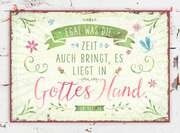 Metallschild klein - Gottes Hand Metallschild klein - Gottes Hand
