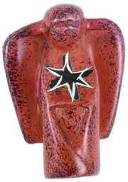 Engel mit Stern - rot Engel mit Stern - rot