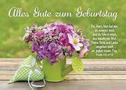 Postkarten: Du, Herr, bist bei mir - Geburtstag, 4 Stück Postkarten: Du, Herr, bist bei mir - Geburtstag, 4 Stück