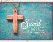 Metallschild klein - Saved by Grace Metallschild klein - Saved by Grace