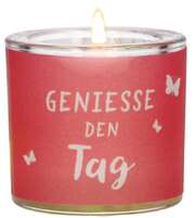Windlicht LichtMomente "Genieße den Tag" Windlicht LichtMomente "Genieße den Tag"