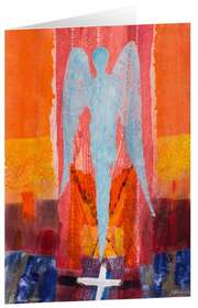 Jörgen Habedank - Kunstkarten "Lichtblauer Wächter" - 5 Stk. Kunstkarten "Lichtblauer Wächter" - 5 Stk.