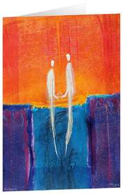 Jörgen Habedank - Kunstkarten "Paarbegegnung" 5 Stk. Kunstkarten "Paarbegegnung" 5 Stk.