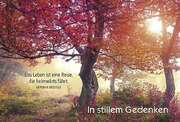 Herman Melville - Faltkarte: In stillem Gedenken - Trauer Faltkarte: In stillem Gedenken - Trauer