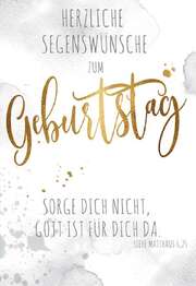 Faltkarte - Geburtstag Mt. 6,25 Faltkarte - Geburtstag Mt. 6,25