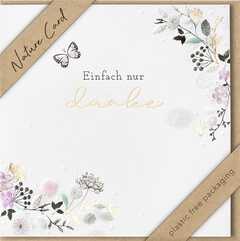 Faltkarte "Einfach nur Danke" Faltkarte "Einfach nur Danke"