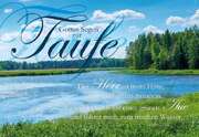 Faltkarte - Taufe Ps. 23,1.2 Faltkarte - Taufe Ps. 23,1.2