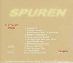 Playback-CD: Spuren
