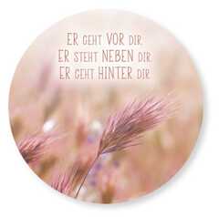 Wandschmuckbild - Er geht vor dir... 40cm Wandschmuckbild - Er geht vor dir... 40cm