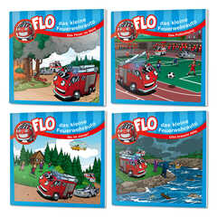 Flo - Flo, das kleine Feuerwehrauto - Flo Minibuch-Set 2 Flo Minibuch-Set 2