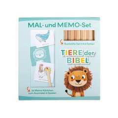 Mal- und Memo-Set "Löwe" Mal- und Memo-Set "Löwe"