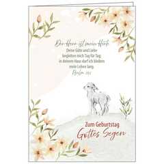 Faltkarte: Zum Geburtstag Gottes Segen Faltkarte: Zum Geburtstag Gottes Segen