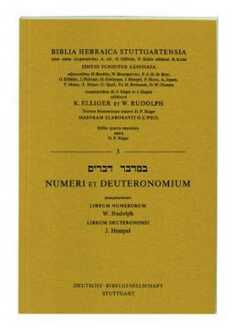 Biblia Hebraica Numeri et Deuterono