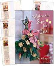Briefblock A4: Weihnachtssegen für Dich Briefblock A4: Weihnachtssegen für Dich