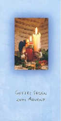 Faltkarten Advent - 5 Stück