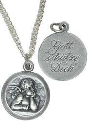 Gott schütze dich - versilbert ohne Kette Gott schütze dich - versilbert ohne Kette