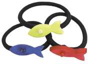 Haarband mit Holzfisch Haarband mit Holzfisch