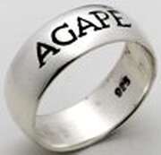 Fingerring "Agape" - 20 mm Fingerring "Agape" - 20 mm
