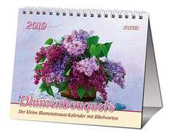 Blumenbouquets 2019 - 2 in 1-Tischkalender