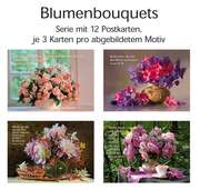 Postkartenserie Blumenstrauß, 12 Stück Postkartenserie Blumenstrauß, 12 Stück