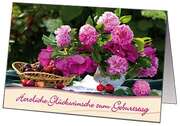 Faltkarten Geburtstag, 5 Stück Faltkarten Geburtstag, 5 Stück