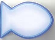 Haftnotizblock "Fisch" - blau Haftnotizblock "Fisch" - blau
