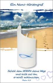 Candlecard "Befiehl dem Herrn deine Wege..." Candlecard "Befiehl dem Herrn deine Wege..."