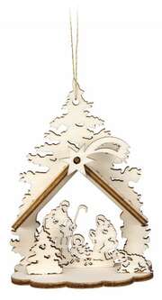 Baumschmuck "Mini-Krippe" Baumschmuck "Mini-Krippe"