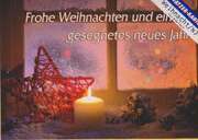 Faltkarten Weihnachten/Neujahr - 5 Stück