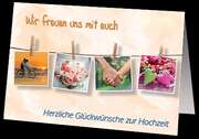Faltkarten Hochzeit, 5 Stück Faltkarten Hochzeit, 5 Stück