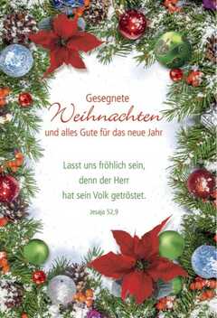 Faltkarte - Weihnachten Jesaja 52,9