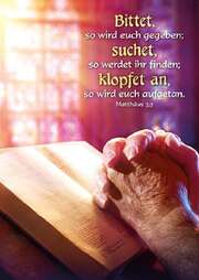 Postkarten: Bittet, so wird euch gegeben, 12 Stück Postkarten: Bittet, so wird euch gegeben, 12 Stück